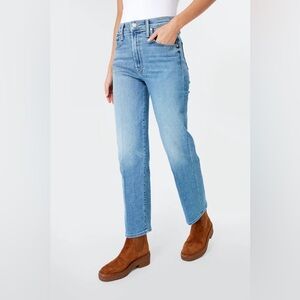 MOTHER the Rambler Zip Ankle in Country Line Light Wash Blue Size 28 Denim Jean
